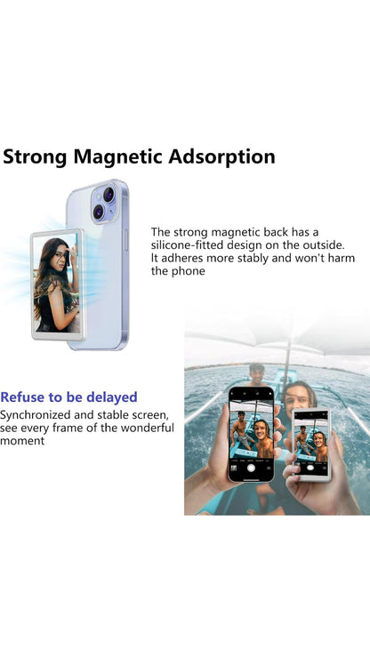 🕸️Wireless Magnetic Selfie Screen